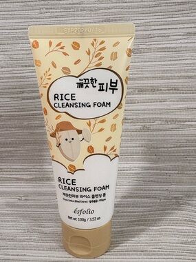 🆕 esfolio Rice Cleansing Foam Korean beauty NWT